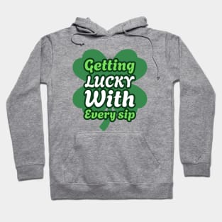 st paddys day getting lucky Hoodie